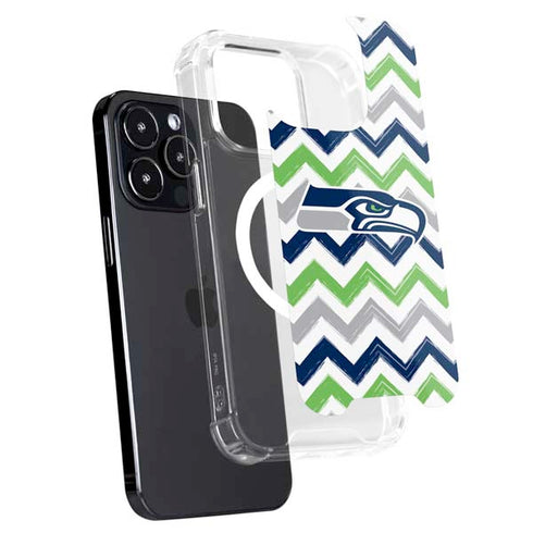 NFL Seattle Seahawks Chevron iPhone 15 Pro MagSafe Case